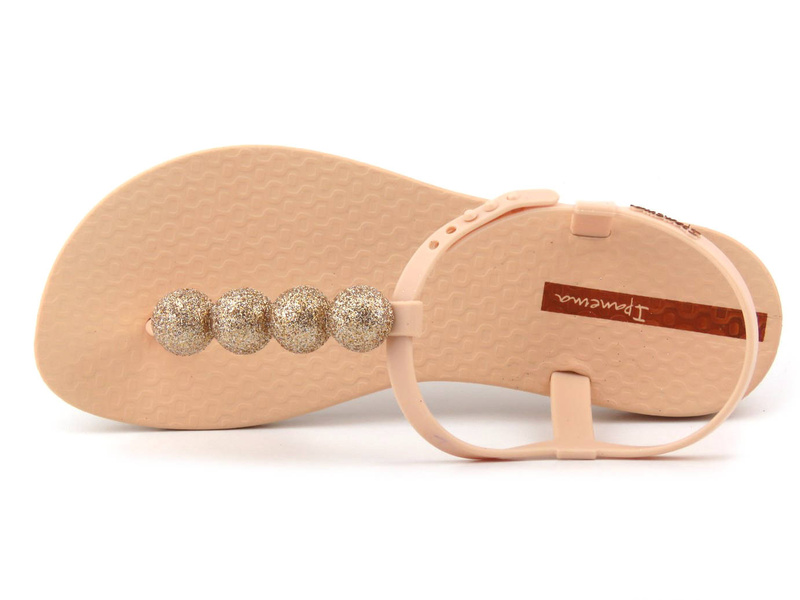Elegantní dámské sandály s lesklými kuličkami - Ipanema 26751, růžové