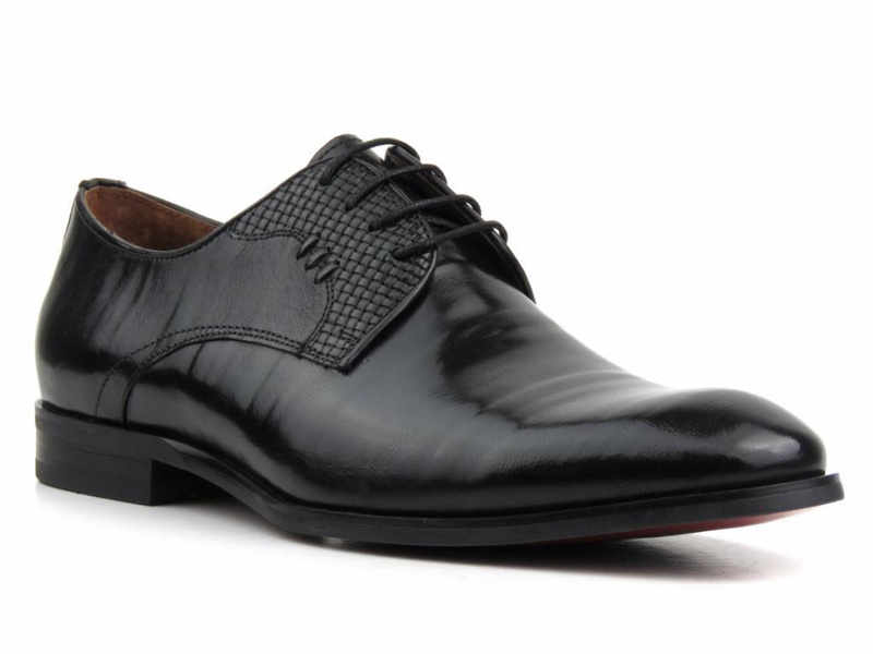 Vysoce kvalitní pánská společenská obuv JOHN DOUBARE Y353-24-434, černá