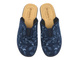 Dámské pantofle s ekologickou koženou stélkou – INBLU CF-49, tmavě modré