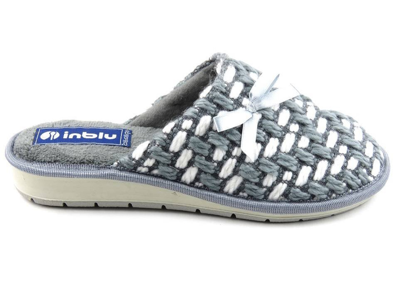 INBLU JANA měkké dámské pantofle, šedé
