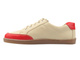 Barefoot kožené minimalistické dámské polobotky Helios Komfort 470, červené