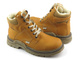 Pánské kožené boty zateplené vlnou - HELIOS Komfort 816, camel