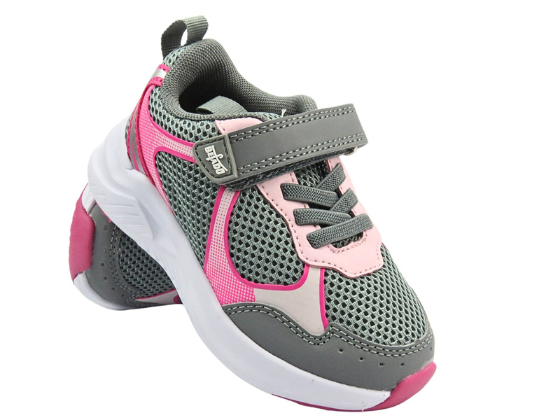 Dívčí sportovní boty BEFADO 516Y172 šedé se suchým zipem