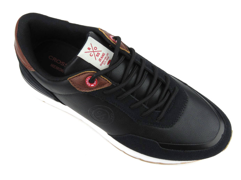 Tenisky. pánská sportovní obuv s Memory Foam - CROSS JEANS II1R4011C, černá