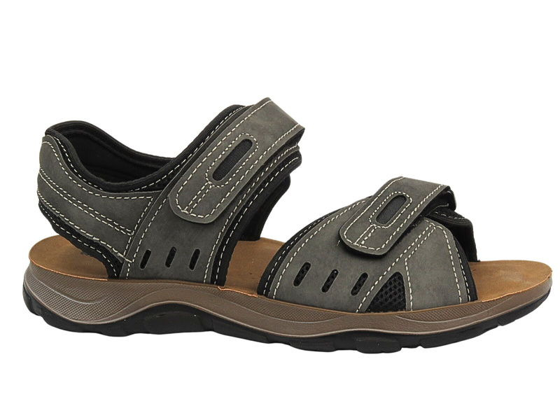 Pánské sandály memphis 1532-003, šedé