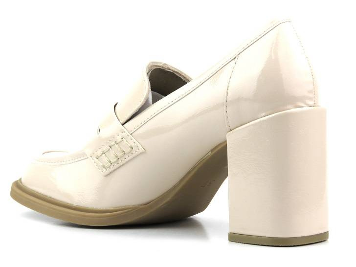 Lodičky, dámské boty na vysokém podpatku - Marco Tozzi 2-24403-20, béžová