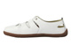 Dámské bílé kožené nízké boty Barefoot Helios Comfort 438B