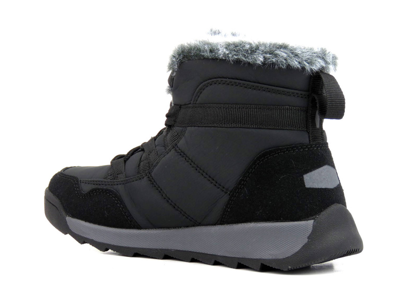 Teplé dámské šněrovací boty do sněhu - CROSS JEANS KK2R4016C, černé