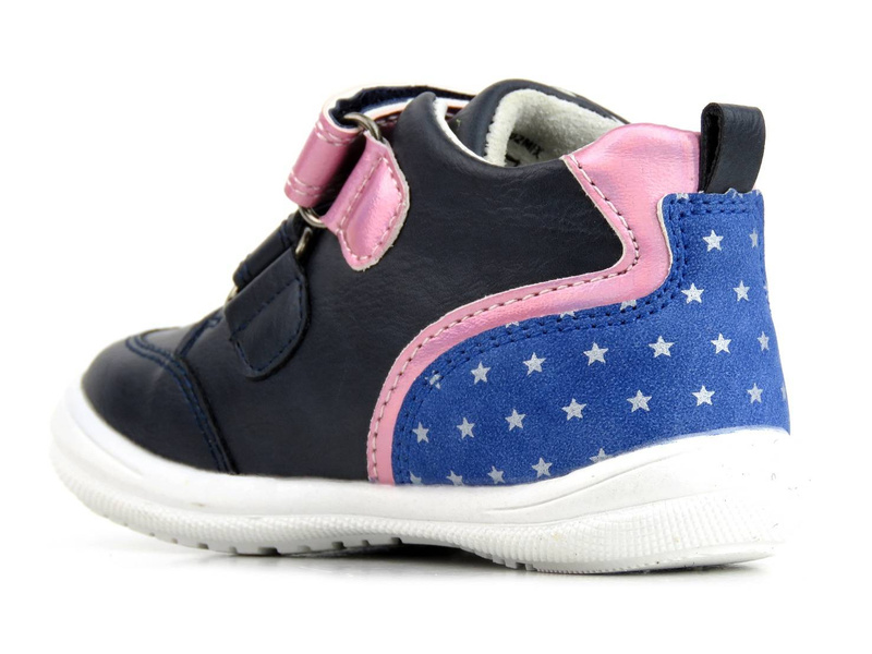 Dětské kotníkové boty, kotníkové boty - Wojtyłko 22002, tmavě modrá