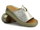 Dámské zdravotní žabky s korkovou stélkou - Inblu VR7B, bílá