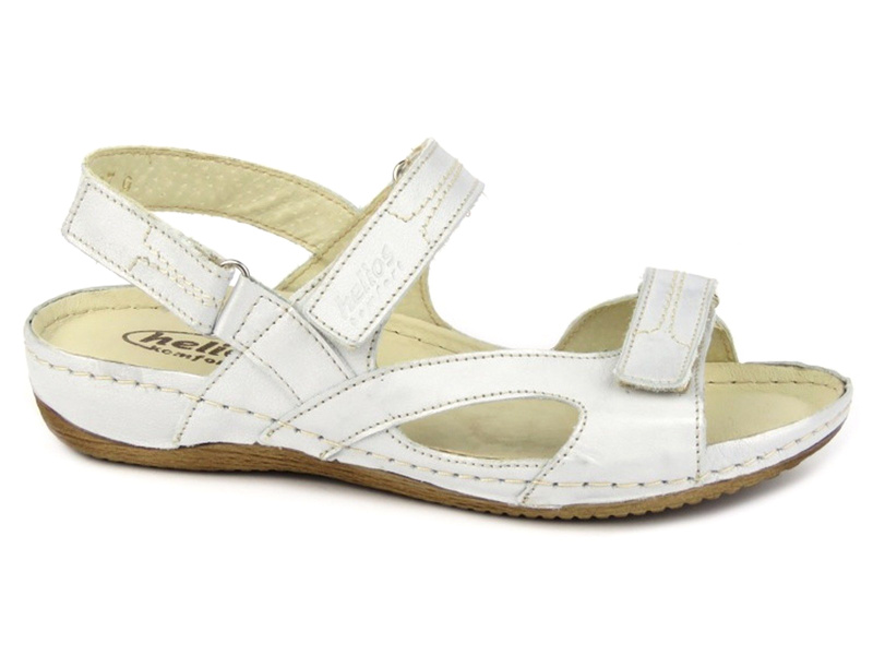 Dámské sportovní sandály polské značky Helios 221, stříbrné