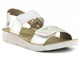 Dětské sandály s koženou stélkou - Inblu CJ-20, bílé