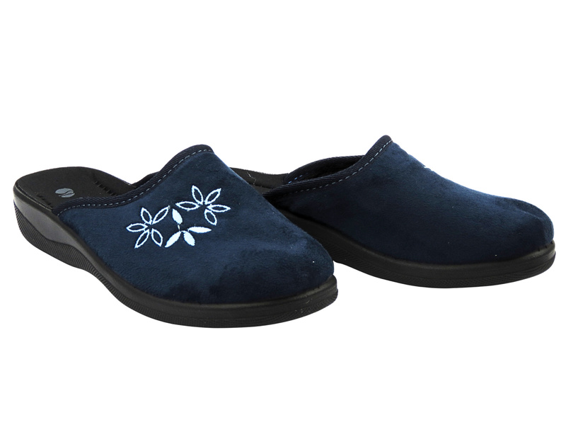 Pohodlné dámské pantofle INBLU CU-5H, tmavě modré