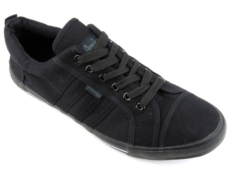 Pánské tenisky, sportovní obuv AMERICAN CLUB LH-201, černé