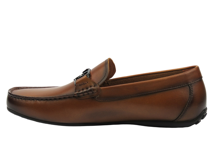 Pánské mokasíny - John Doubare 4D03-2J-B4, hnědé