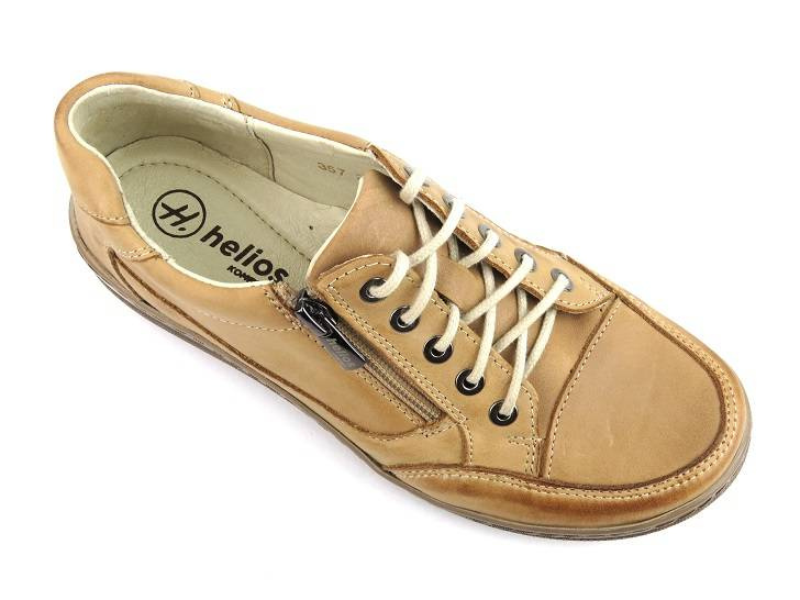 Pohodlné dámské boty od polského výrobce - Helios Komfort 357, světle hnědé