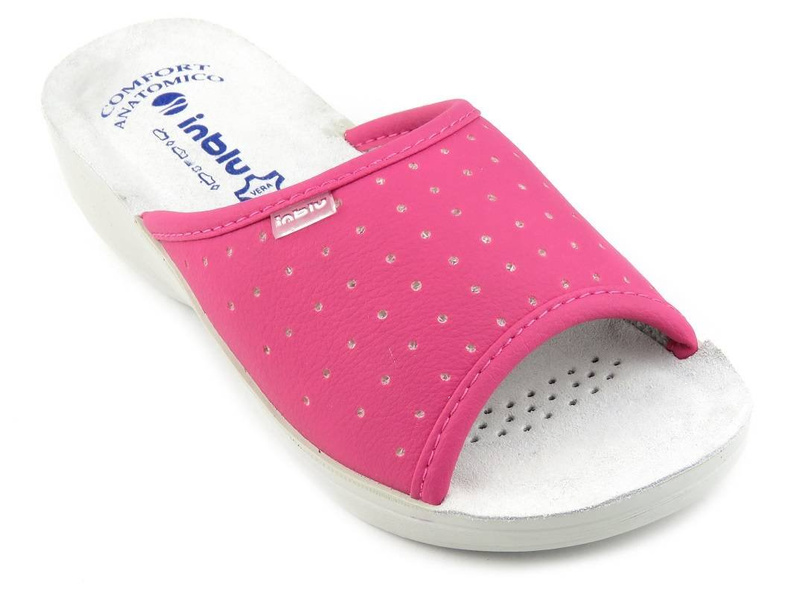 Dámské žabky s prolamovaným svrškem - INBLU PL-45, růžové