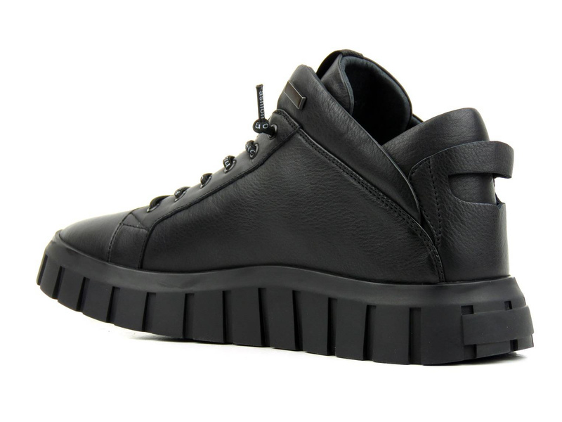 Zateplené tenisky, pánské sportovní boty - JOHN DOUBARE H1706-W19-A12, černé