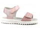 Pohodlné dětské sandály s holo efektem -Miss E 23DZ23-5881, lesklé růžové