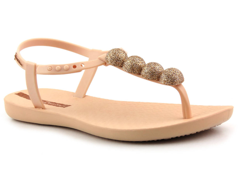 Elegantní dámské sandály s lesklými kuličkami - Ipanema 26751, růžové