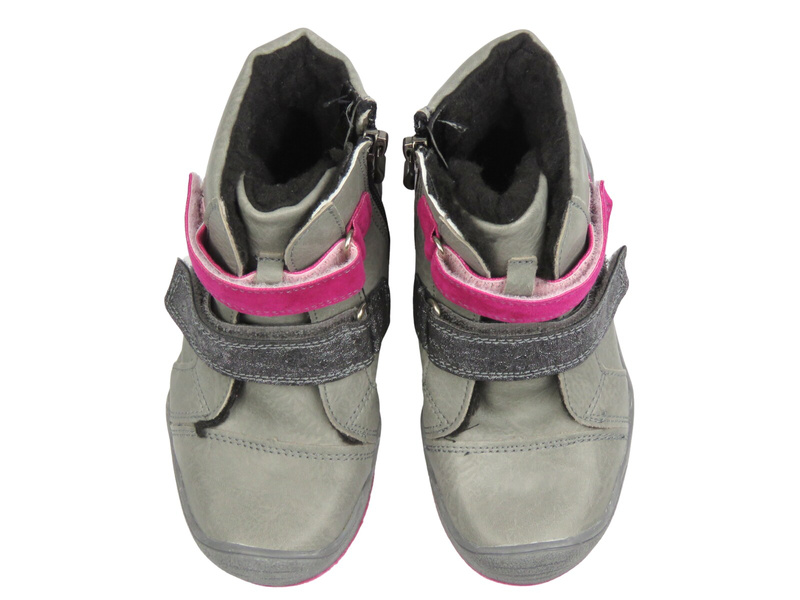 Dívčí kotníkové boty Kornecki 06738, šedé