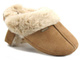 Měkké dámské pantofle s kožíškem - americké SL 04/23, béžové