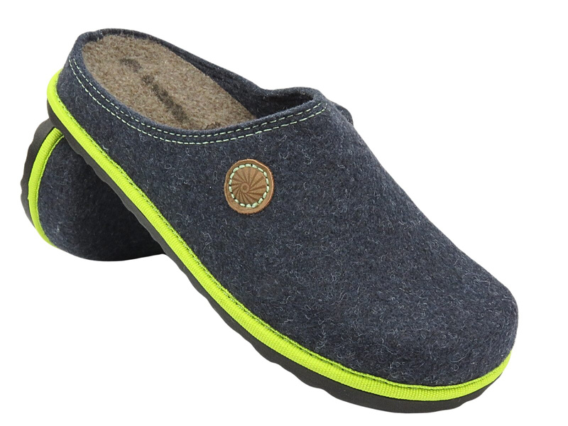 Dámské teplé pantofle - INBLU CS-39, zelená