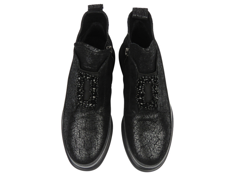 Stylové dámské kotníkové boty Cambell 25-60320, černé