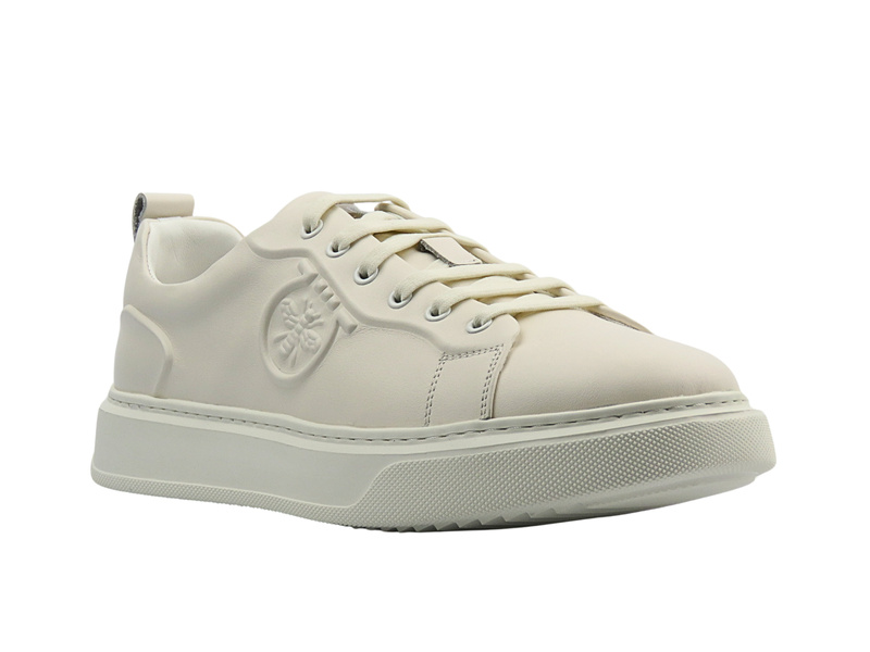 Pánské bílé šněrovací tenisky John Doubare 23Q9001