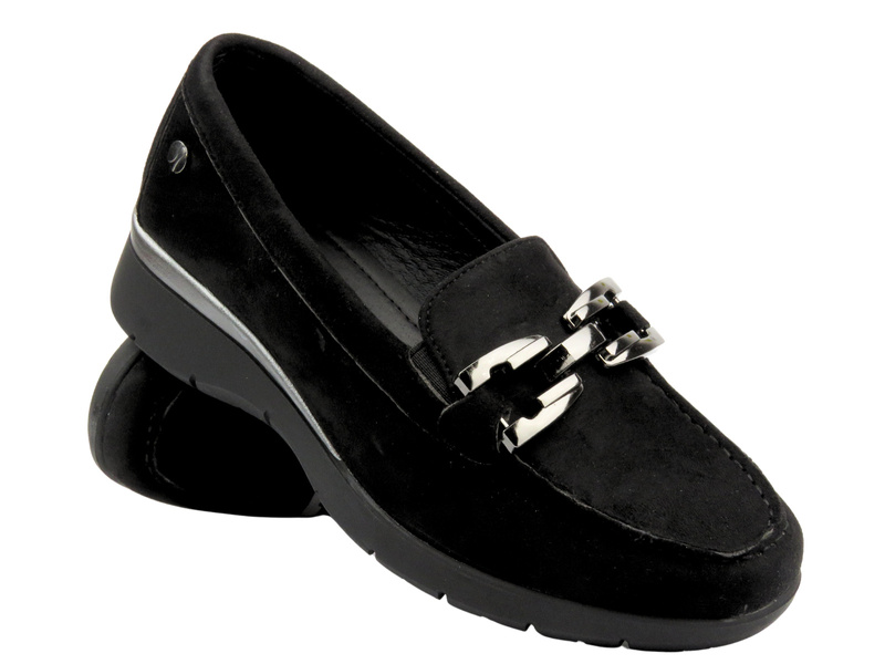 Dámské černé mokasíny Inblu IC-20