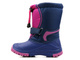 Dětské sněhule AMERICAN CLUB CL09/21, tmavě modré a růžové s princeznou