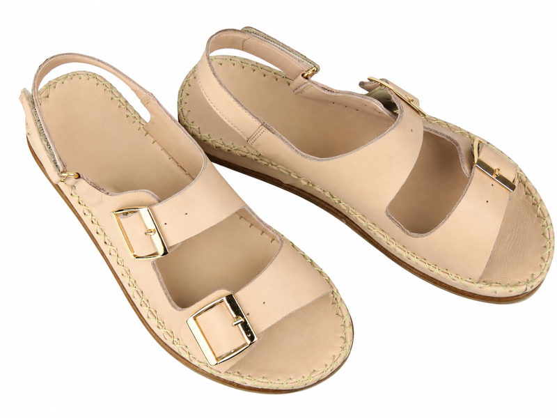 Dámské kožené sandály Nika Comfort 01110, růžové