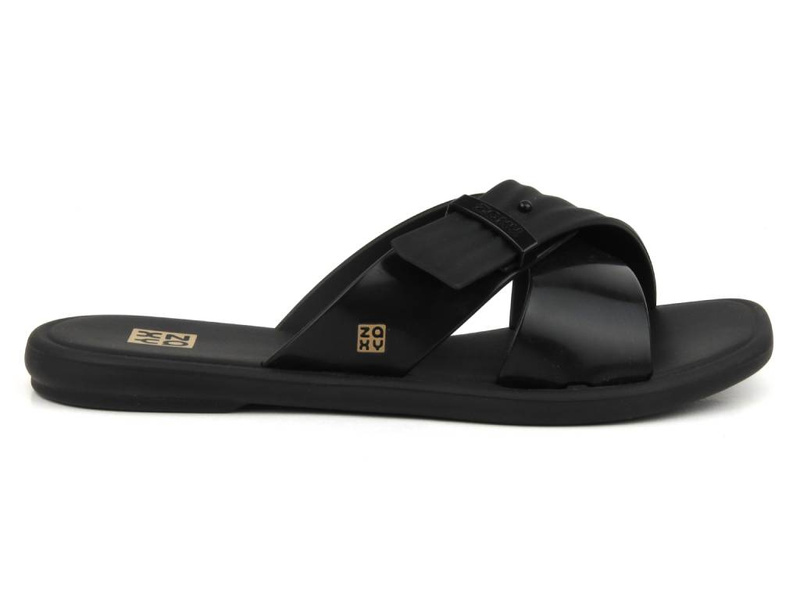 Veganské, ekologické dámské žabky - ZAXY JJ285217, černé