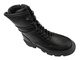 Venezia Dámské kožené boty W027LEBLOBB008 Black Zipped