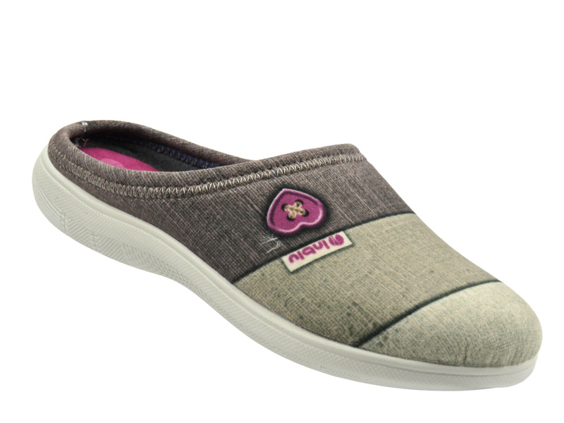 Pohodlné dámské pantofle Inblu EC-41, béžové