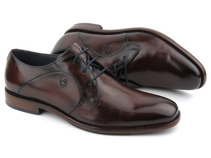 Elegantní pánské kožené boty - BUGATTI 311-A5Q06-1000, hnědé