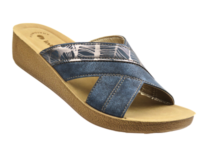 Dámské pantofle INBLU TP-49, tmavě modré