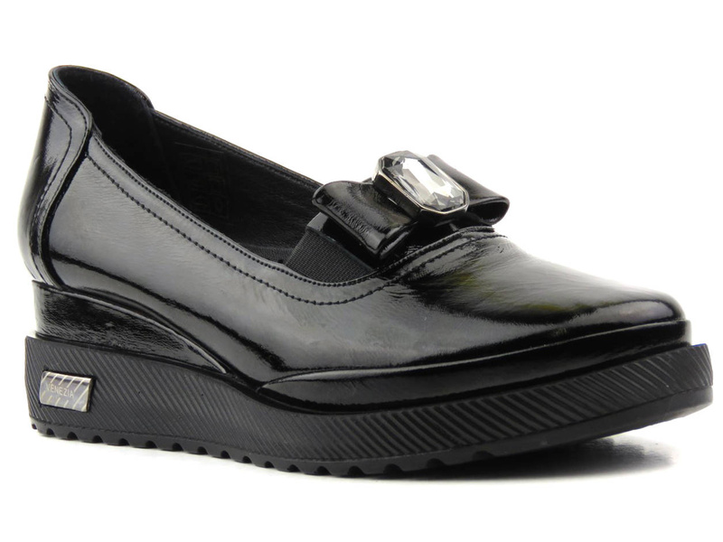 Elegantní dámské boty na malém klínku - VENEZIA 131180, černé