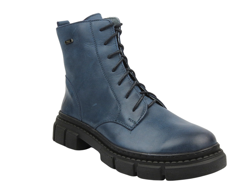 Kožené kozačky, dámské kozačky polské značky HELIOS Komfort 549, zelené