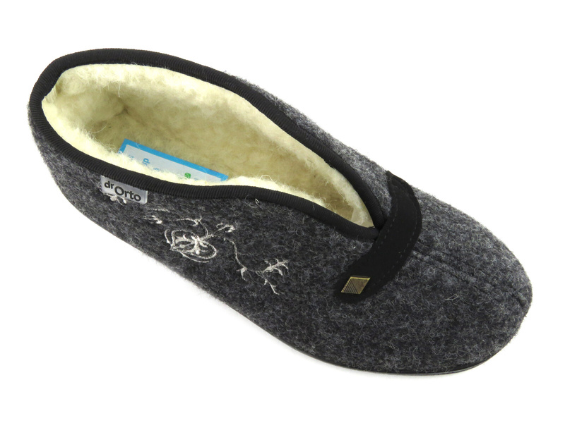 Pantofle, dámská ortopedická obuv - Befado dr Orto 031D028, černá