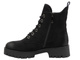 Černé zateplené dámské kotníkové boty Potocki 25-12672