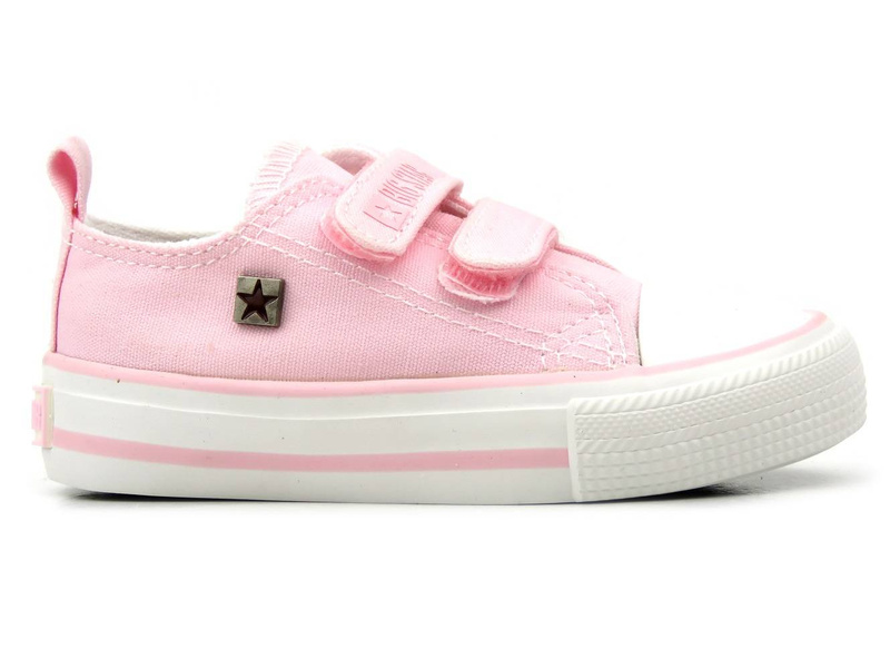 Dětské tenisky na suchý zip - BIG STAR HH374099, růžové
