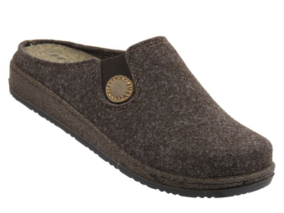 Pohodlné dámské pantofle Befado 155D185, hnědé