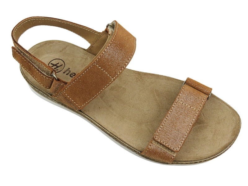 Lehké pohodlné dámské sandály HELIOS Komfort 245, tmavě modrá