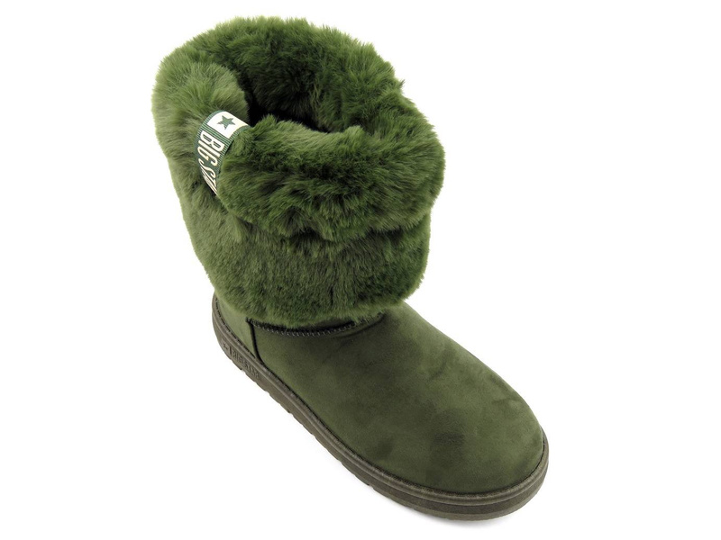 Sněhule, zimní boty renomované značky BIG STAR II274124, khaki