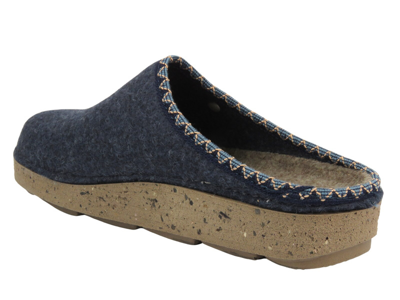 Dámské pantofle s ozdobnými krystaly - INBLU BS-46, modré