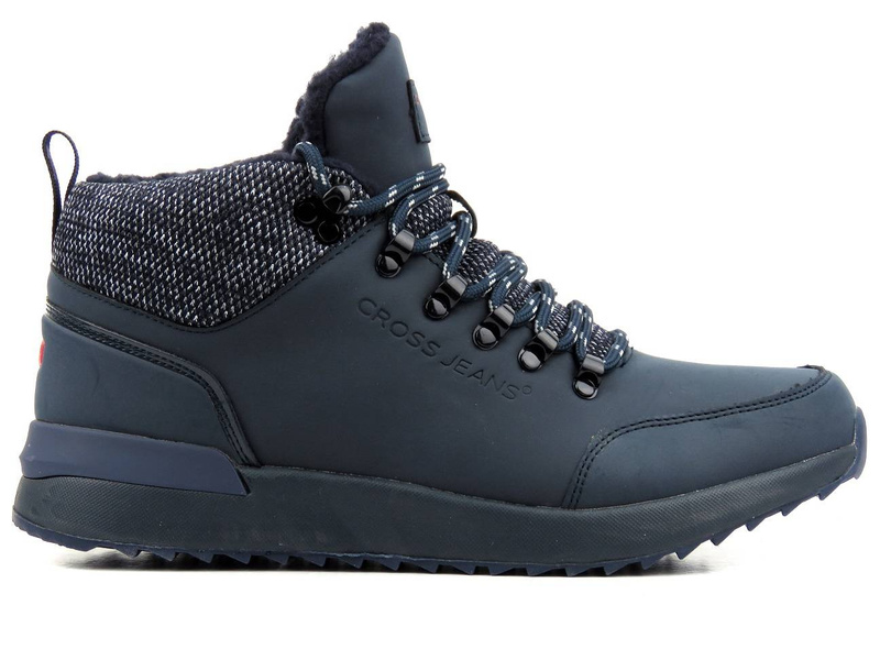 Pánské zimní boty CROSS JEANS EE1R4115C, tmavě modrá