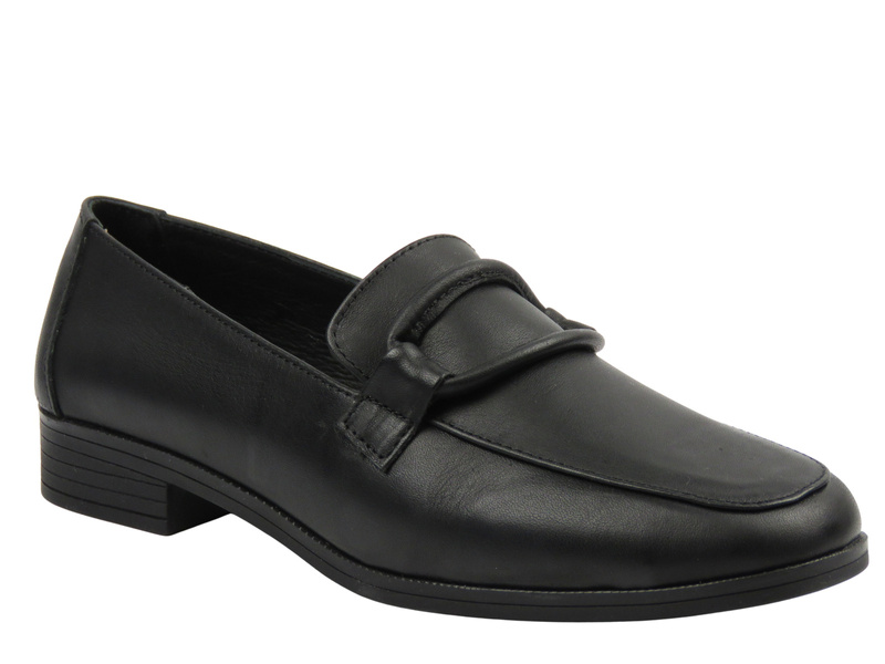 Stylové dámské polobotky Nika Komfort 0817-25104, černé