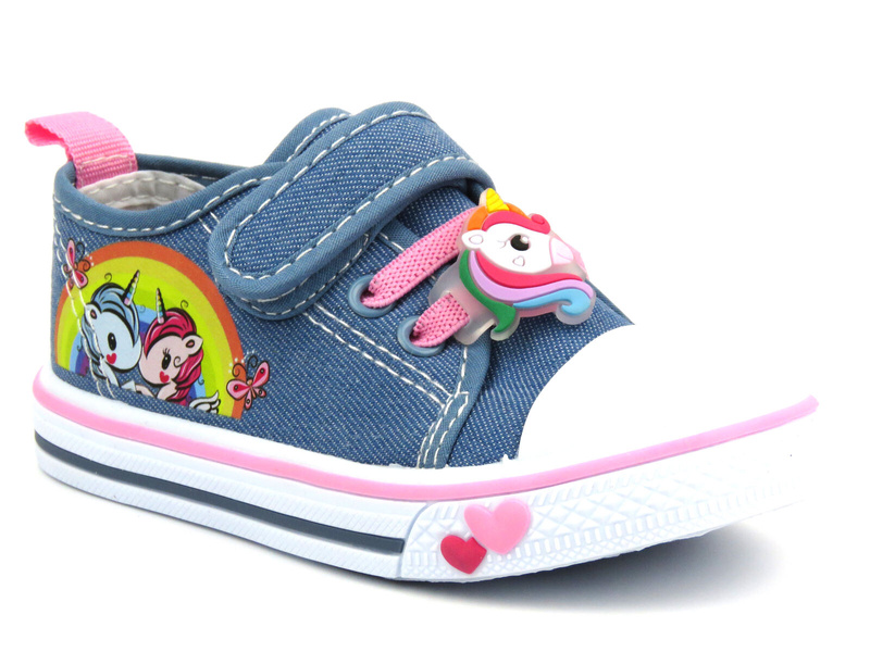 Dětské tenisky, tenisky s kočkou - American Club TEN 91/23, růžové