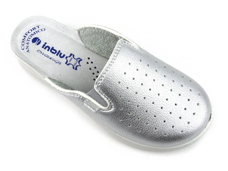 Inblu dámské hygienické žabky 50-34, stříbrné